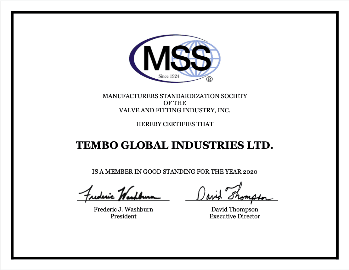 MSS Certificate